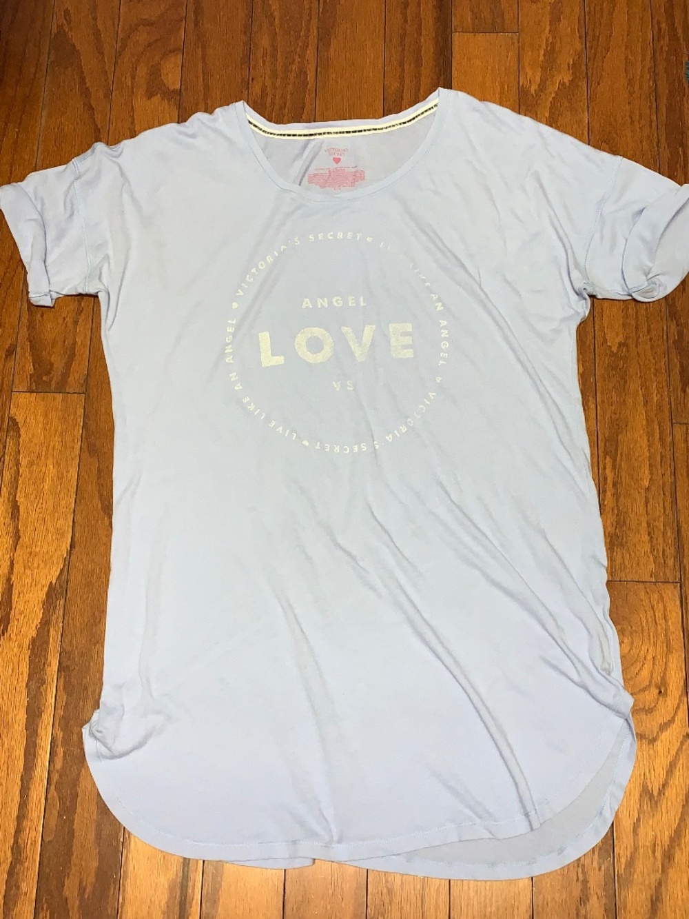 Victoria’s Secret Blue Angel Love Women’s Sleep Shirt Medium